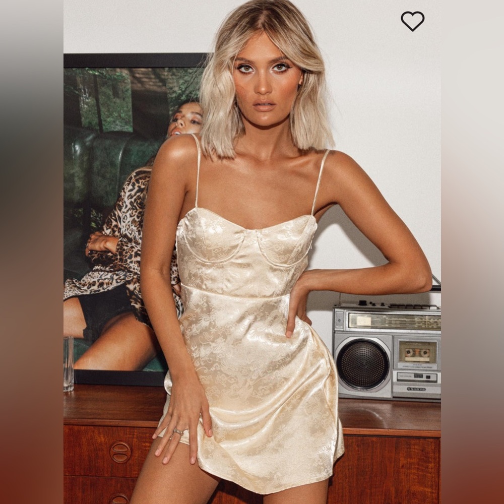 Princess Polly Champagne Pop Mini Dress
